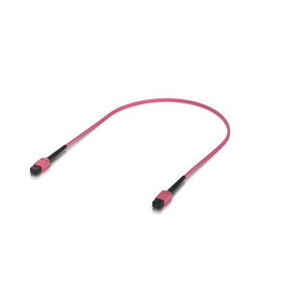Ubiquiti Indoor OM4 Multi-mode Fiber Patch Cable, 0.5M, Single-pack, With MPO-12