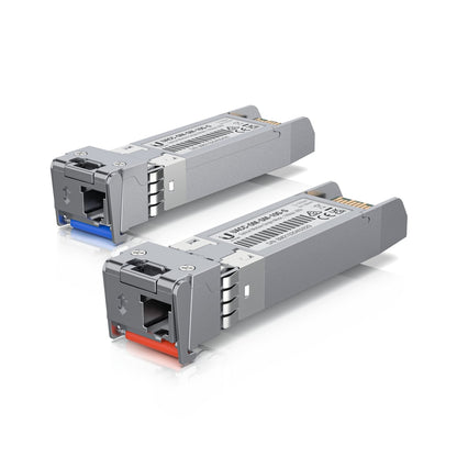 Ubiquiti UniFi, 2-Pack,10 Gbps Bidirectional Single-Mode Optical Module, 10 Gbps