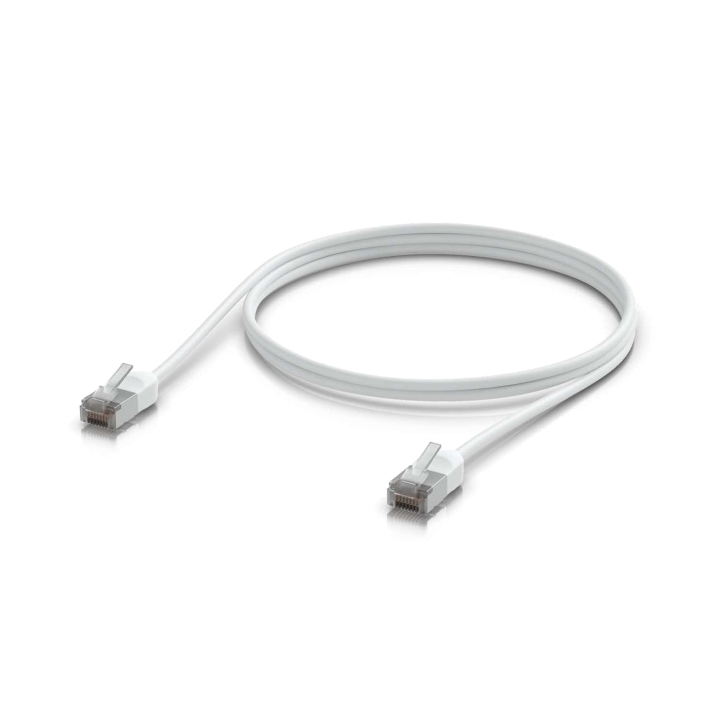 Ubiquiti UniFi Premium Patch Cable Outdoor, 1M, White, Ultra-thin, Rugged, Shielded Patch, Designed &Optimized, For 10 GbE Networking,