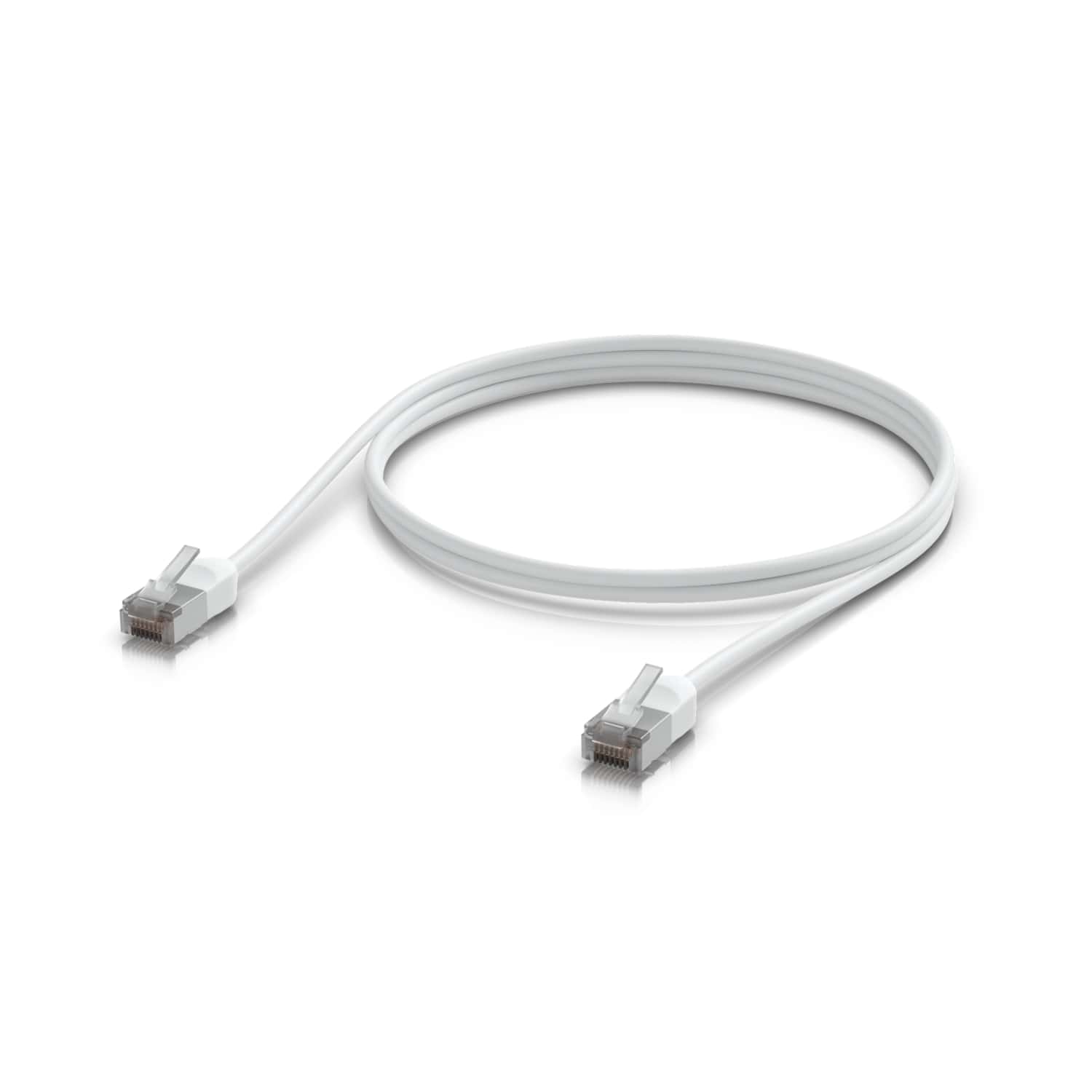 Ubiquiti UniFi Premium Patch Cable Outdoor, 1M, White, Ultra-thin, Rugged, Shielded Patch, Designed &Optimized, For 10 GbE Networking,