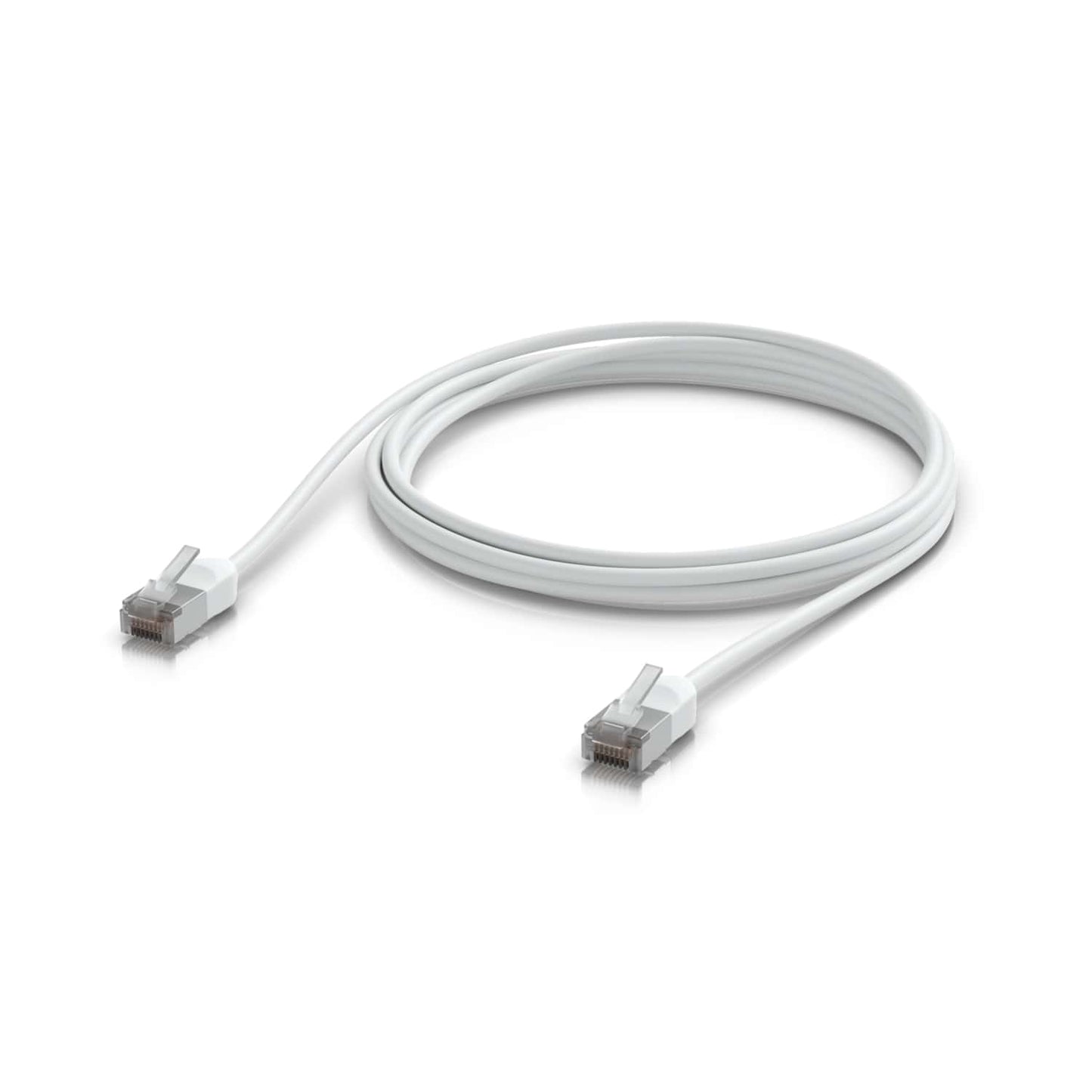 Ubiquiti UniFi Premium Patch Cable Outdoor, 2M, White, Ultra-thin, Rugged, Shielded Patch, Designed &Optimized, For 10 GbE Networking.