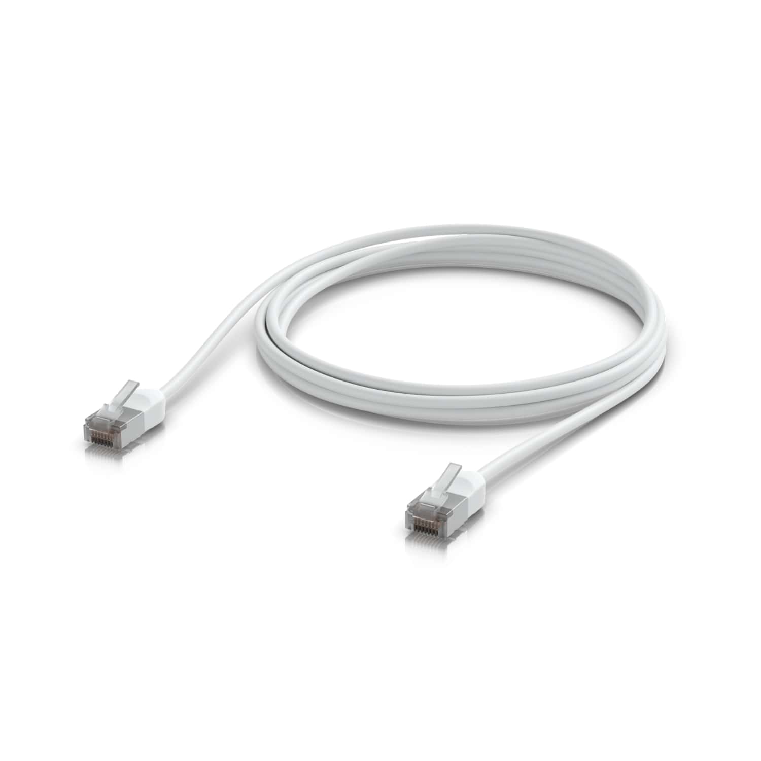 Ubiquiti UniFi Premium Patch Cable Outdoor, 2M, White, Ultra-thin, Rugged, Shielded Patch, Designed &Optimized, For 10 GbE Networking.