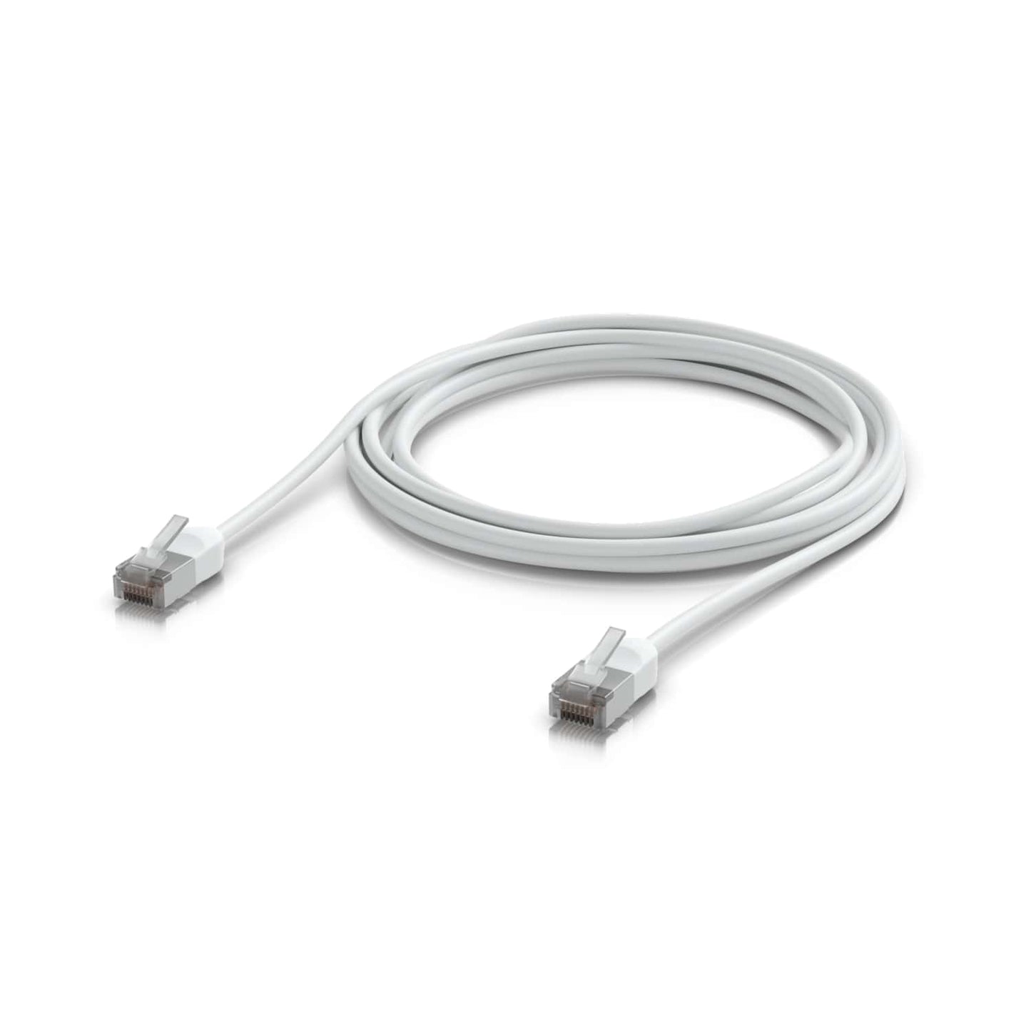 Ubiquiti UniFi Premium Patch Cable Outdoor, 5M, White, Ultra-thin, Rugged, Shielded Patch, Designed &Optimized, For 10 GbE Networking,