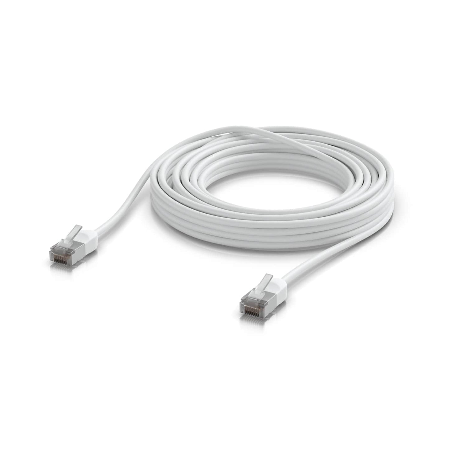 Ubiquiti UniFi Premium Patch Cable Outdoor, 8M, White,  Ultra-thin, Rugged, Shielded Patch, Designed &Optimized, For 10 GbE Networking.