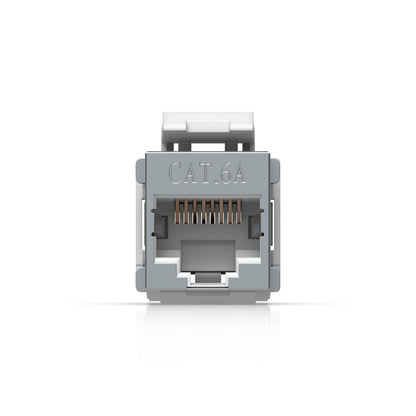 Ubiquiti Pass-through Cat6A Keystone Coupler, 12-Pack, For Connecting Pre-termin