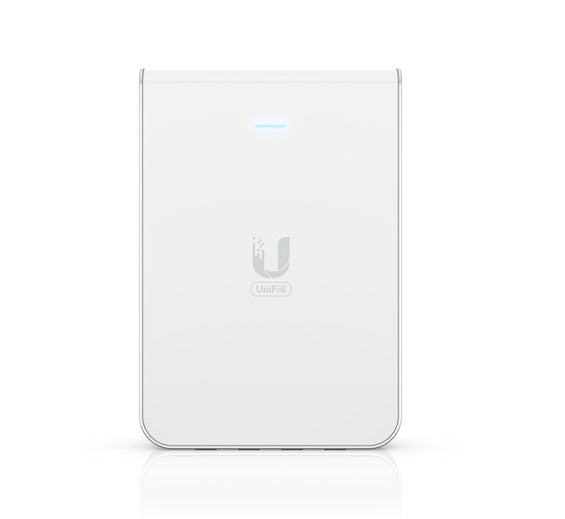 Ubiquiti UniFi Wi-Fi 6 In-Wall Wall-mounted Access Point with a Built-in PoE Swi