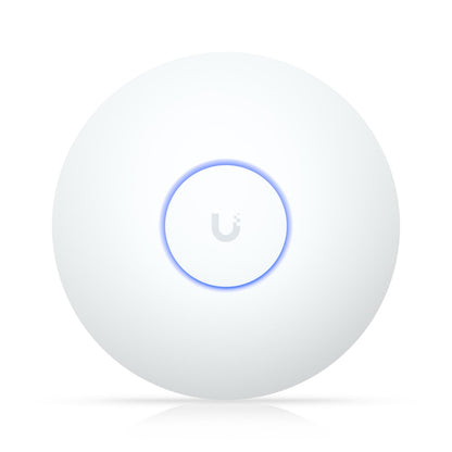 Ubiquiti U7 Long-Range, Compact, Ceiling-mount WiFi 7 AP, 5 Spatial Streams, Ext