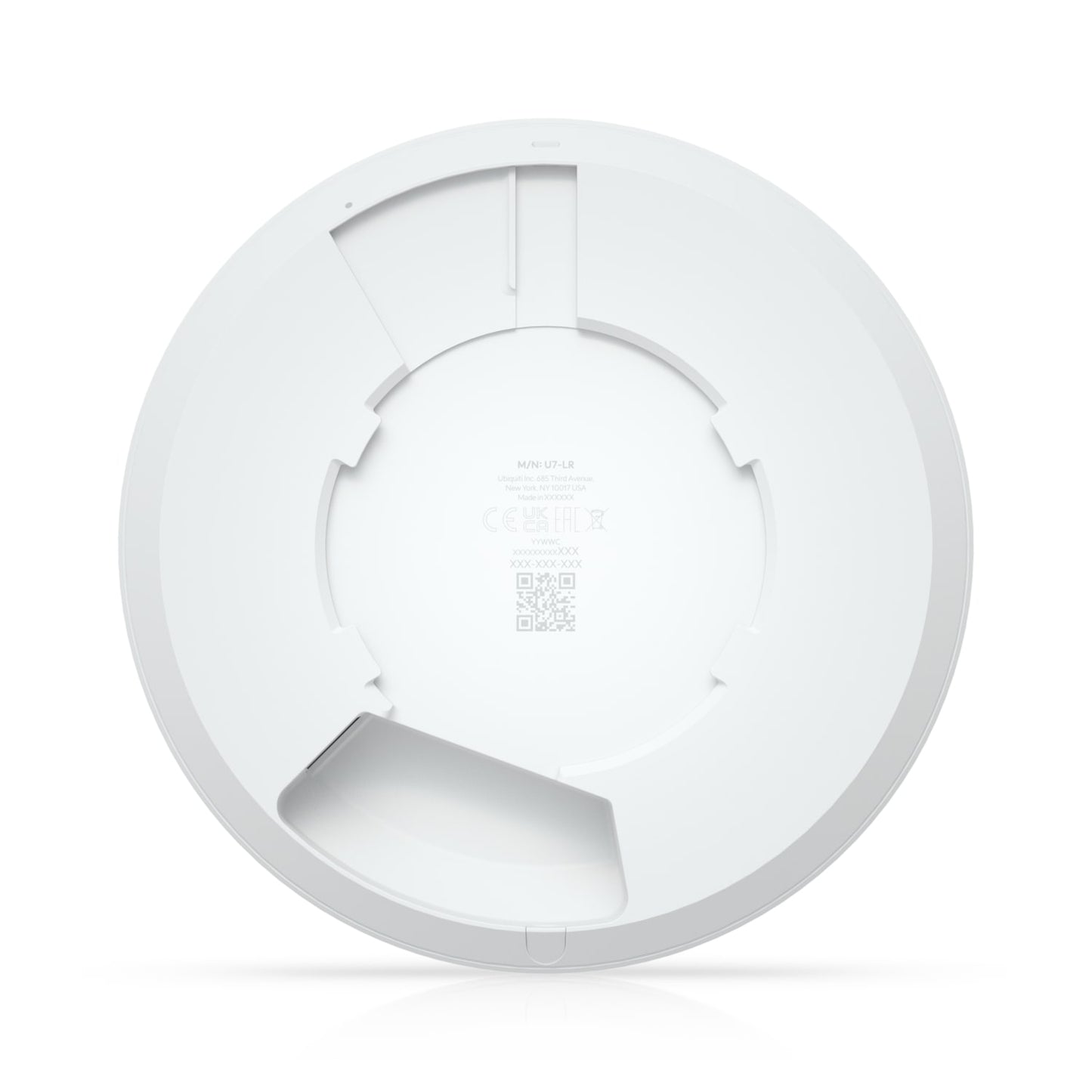 Ubiquiti U7 Long-Range, Compact, Ceiling-mount WiFi 7 AP, 5 Spatial Streams, Ext