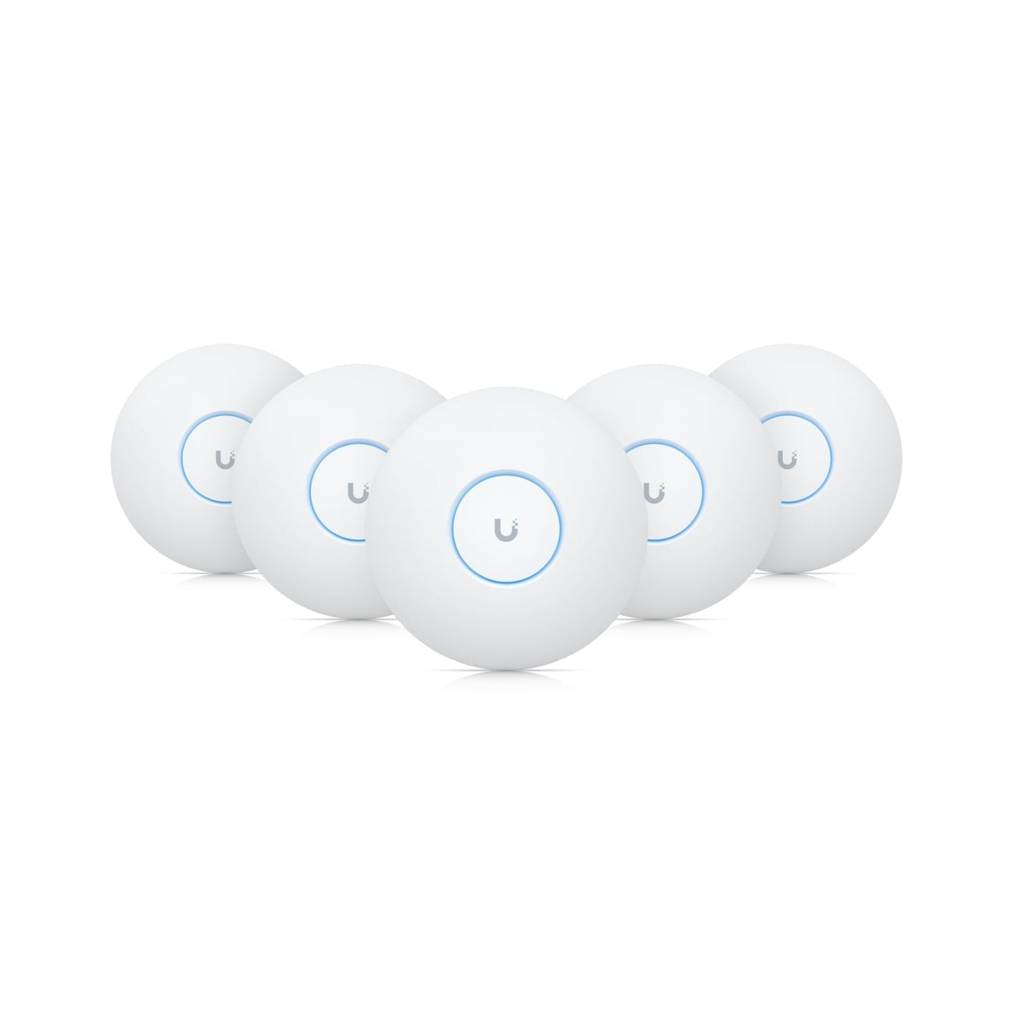 Ubiquiti UniFi WiFi 7 AP,5 Pack ,Ceiling-mount, AP 6 GHz Support, 2.5 GbE Uplink, 9.3 Gbps Over-the-air Speed,PoE+ Power,300+ Connect Device