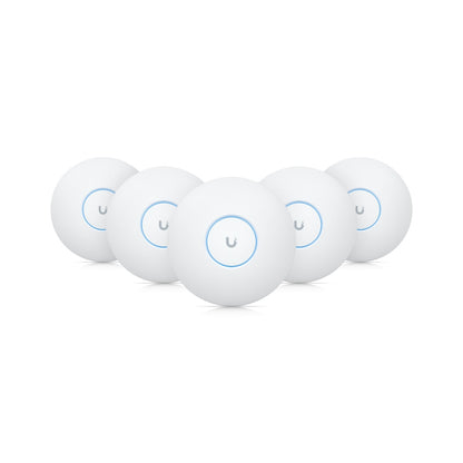 Ubiquiti UniFi WiFi 7 AP,5 Pack ,Ceiling-mount, AP 6 GHz Support, 2.5 GbE Uplink, 9.3 Gbps Over-the-air Speed,PoE+ Power,300+ Connect Device