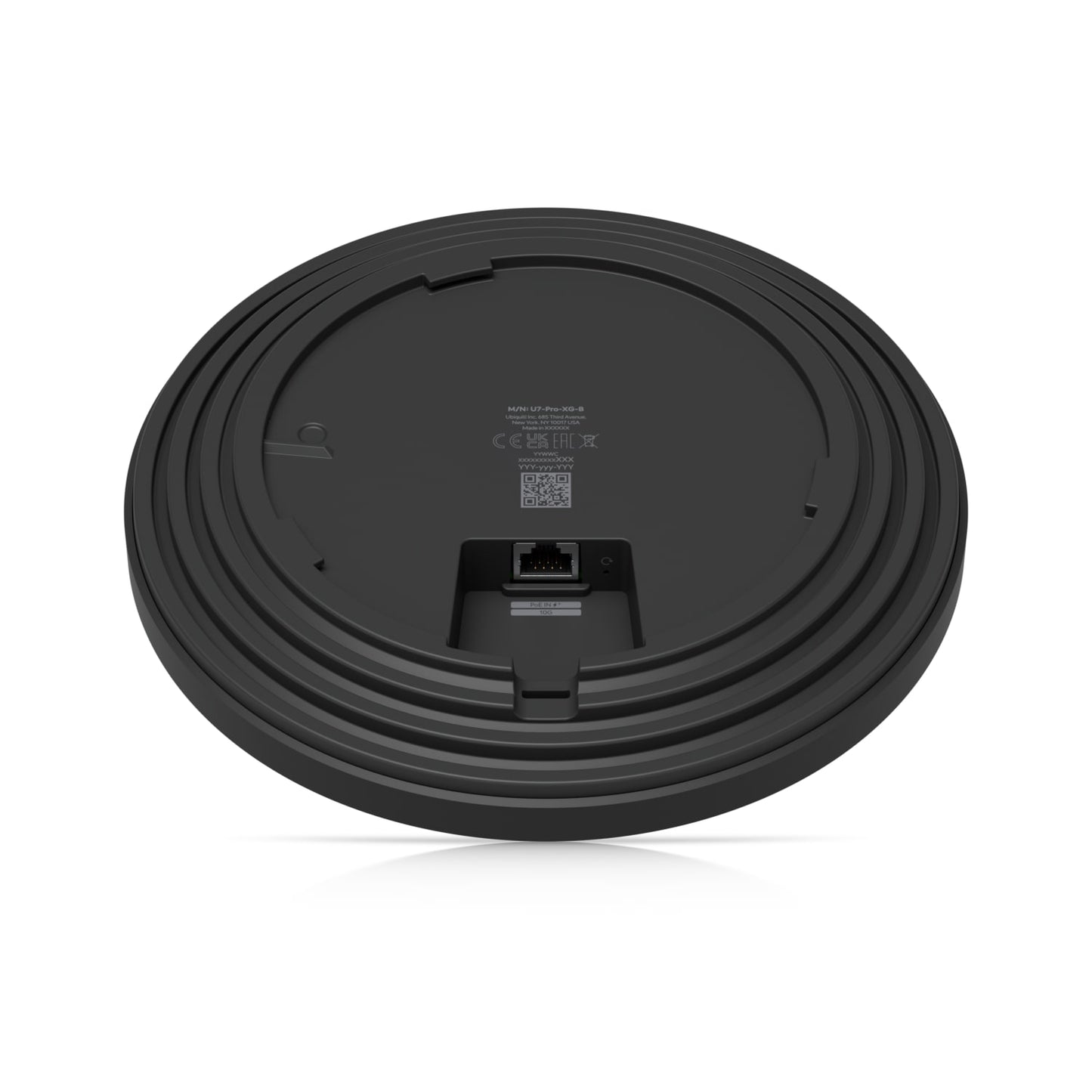Ubiquiti U7 Pro XG, Black ,Ceiling-mounted 6-stream WiFi 7 AP Wiith 10/5/2.5/1 GbE Support,140 mÂ²  Coverage, 300+ Connect Devices, Powered By PoE+
