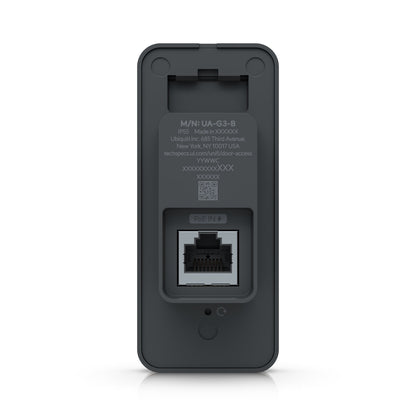 Ubiquiti G3 Reader, Black, Compact Third-generation Access Reader With Apple Touch Pass Support, Power Via POE, Outdoor IP55