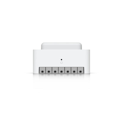 Ubiquiti Door Hub Mini, Compact Access Control Hub For  Single Door,1 Lock terminal -12V &Dry Switchable,Connect & Power Via PoE++,2 Additional Inputs