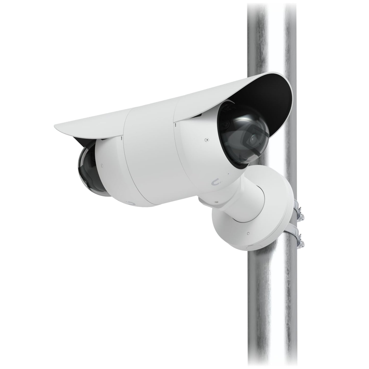 Ubiquiti Camera Dual Mount,White,Tamper-resistant,Back-to-back,2 Bullet/Dome/Turret,Sup Surface/Pole/Pendant Instal,1 1/2' NPS Thread Conduit