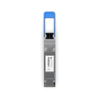 Ubiquiti  100G LR4 Single-Mode Optical Module, QSFP28 Transceiver, Supports 100G Connections, 10 Km Using Single-Mode Fiber, Duplex LC UPC Connector.