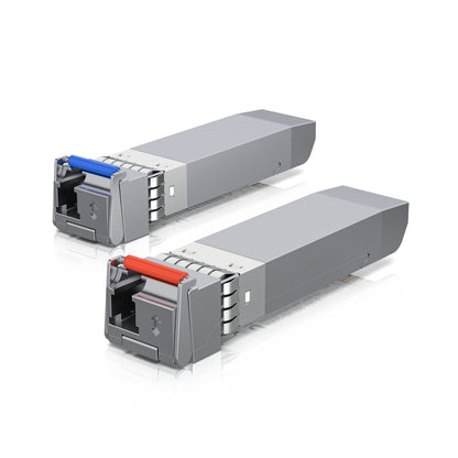 Ubiquiti UFiber SFP+ Single-Mode Module, 10G BiDi,  2 Pack, Same 10 Gbps Speed,