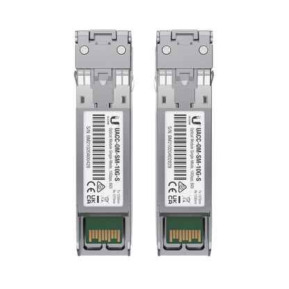 Ubiquiti UFiber SFP+ Single-Mode Module, 10G BiDi,  2 Pack, Same 10 Gbps Speed,