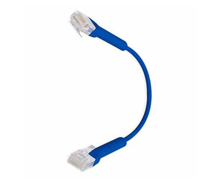 Ubiquiti UniFi Patch Cable Single Unit, 5m, Black, End Bendable to 90 Degree, RJ