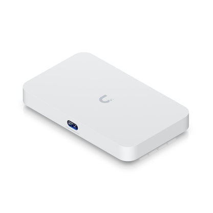 Ubiquiti Cloud Gateway Fiber,UCG-Fiber, Desktop 10G Cloud Gateway,Integrated PoE Switch,Selectable NVR Storage,Full UniFi Application Support