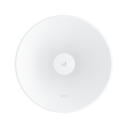 Ubiquiti UISP Dish, 30 dBi Dish Antenna, 5.15-6.875 GHz Frequency Range, 30+ km PtP Link Range, Compatible AF 5XHD & RP 5AC,