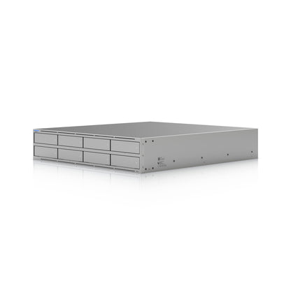 Ubiquiti UNAS Pro 8, 2U Rack-Mount NAS (8)2.5/3.5' HDD Bays(2) M.2 NVMe SSD, Fast Access, Low Latency, High-Availability 10Gbps, Large Storage Sharing