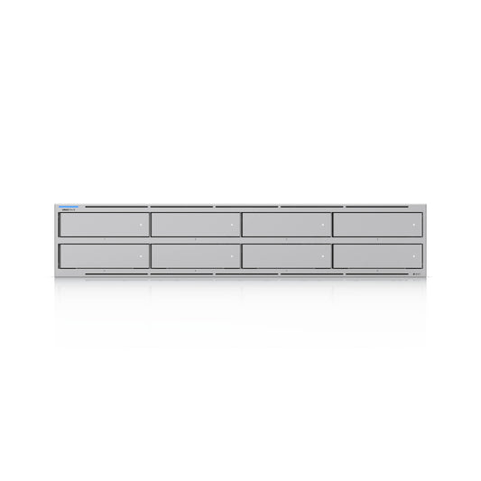 Ubiquiti UNAS Pro 8, 2U Rack-Mount NAS (8)2.5/3.5' HDD Bays(2) M.2 NVMe SSD, Fast Access, Low Latency, High-Availability 10Gbps, Large Storage Sharing