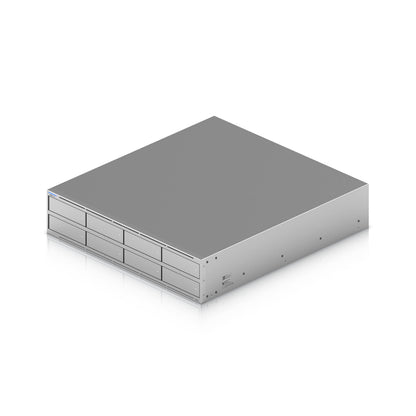 Ubiquiti UNAS Pro 8, 2U Rack-Mount NAS (8)2.5/3.5' HDD Bays(2) M.2 NVMe SSD, Fast Access, Low Latency, High-Availability 10Gbps, Large Storage Sharing
