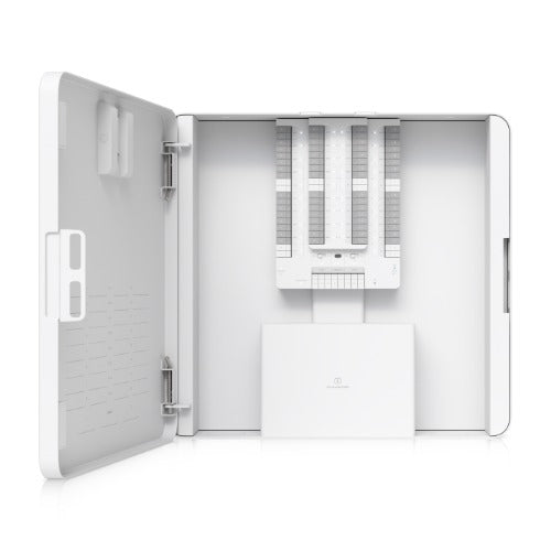 Ubiquiti, Alarm Hub Kit, 32 Input Zone Alarm Control Hub, Hardwire Intrusion Sensors Powered Using PoE++ Input, Optional Battery Backup.
