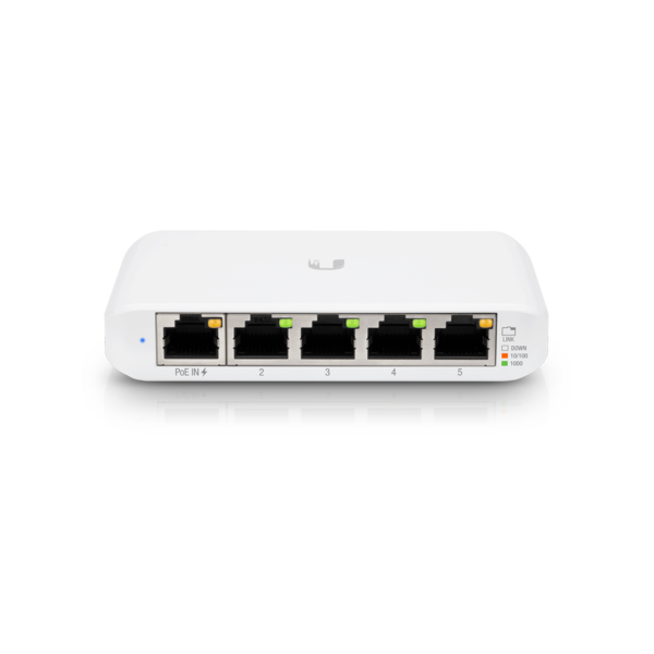 Ubiquiti USW Flex Mini 5 Pack - Managed, UniFi, Layer 2 Gigabit, 5x GbE RJ45 Por