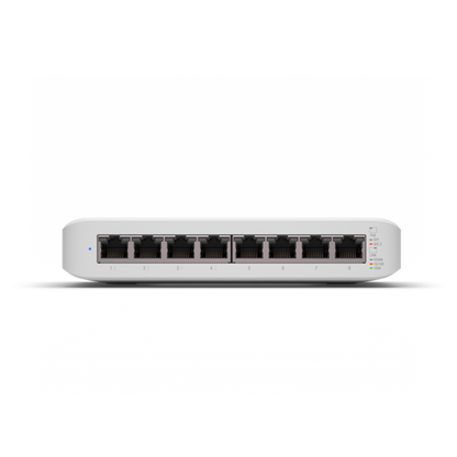 Ubiquiti UniFi Switch USW-Lite-8-POE, 4x PoE Output Ports, 52W PoE Supply, Fanle