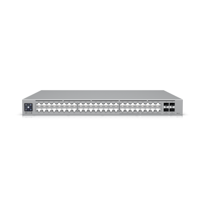 Ubiquiti UniFi Network, Switch, 48-Port,  POE 720W, (16) 2.5 GbE ports, 8 PoE+,