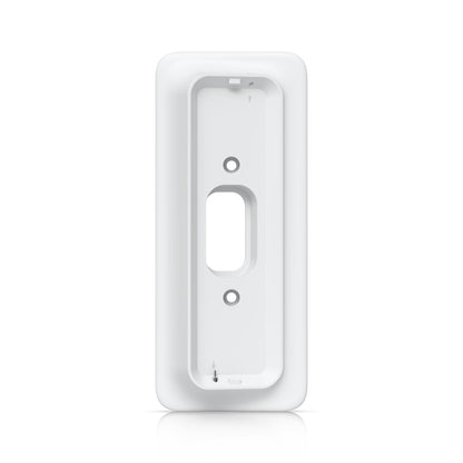 Ubiquiti G4 Doorbell Pro PoE Gang Box Mount, White,Secure, Flat/ 25Â° Angled Wedge Angled Mounting Plate, Compatible NHU-UVC-G4-DBELL-POE