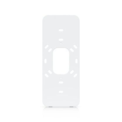 Ubiquiti G4 Doorbell Pro PoE Gang Box Mount, White,Secure, Flat/ 25Â° Angled Wedge Angled Mounting Plate, Compatible NHU-UVC-G4-DBELL-POE
