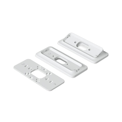 Ubiquiti G4 Doorbell Pro PoE Gang Box Mount, White,Secure, Flat/ 25Â° Angled Wedge Angled Mounting Plate, Compatible NHU-UVC-G4-DBELL-POE