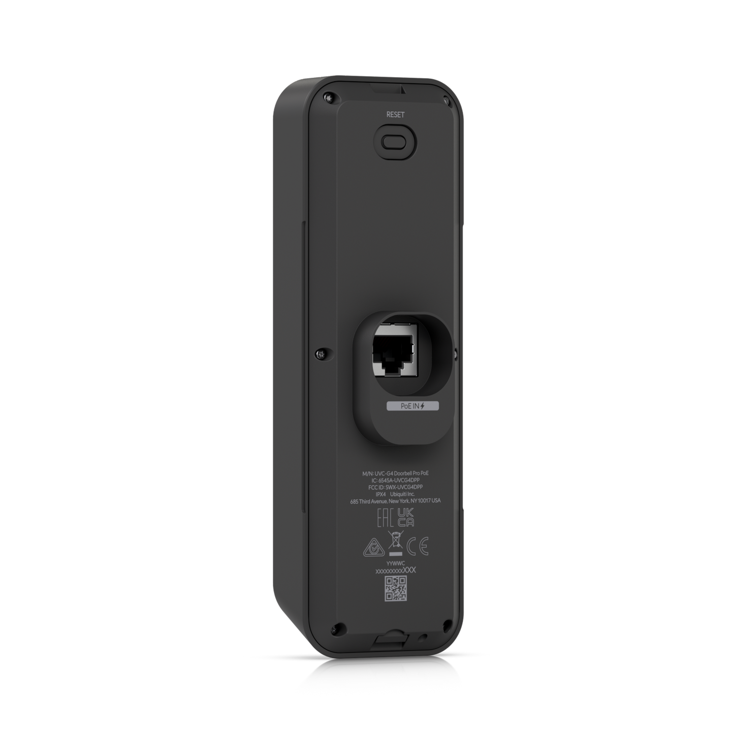 Ubiquiti UniFi Protect G4 Doorbell Pro PoE Kit,5MP CMOS Camera,Night Mode IR Up To 20ft, PoE Power, Includes PoE Chime, WeatherProof IPX4