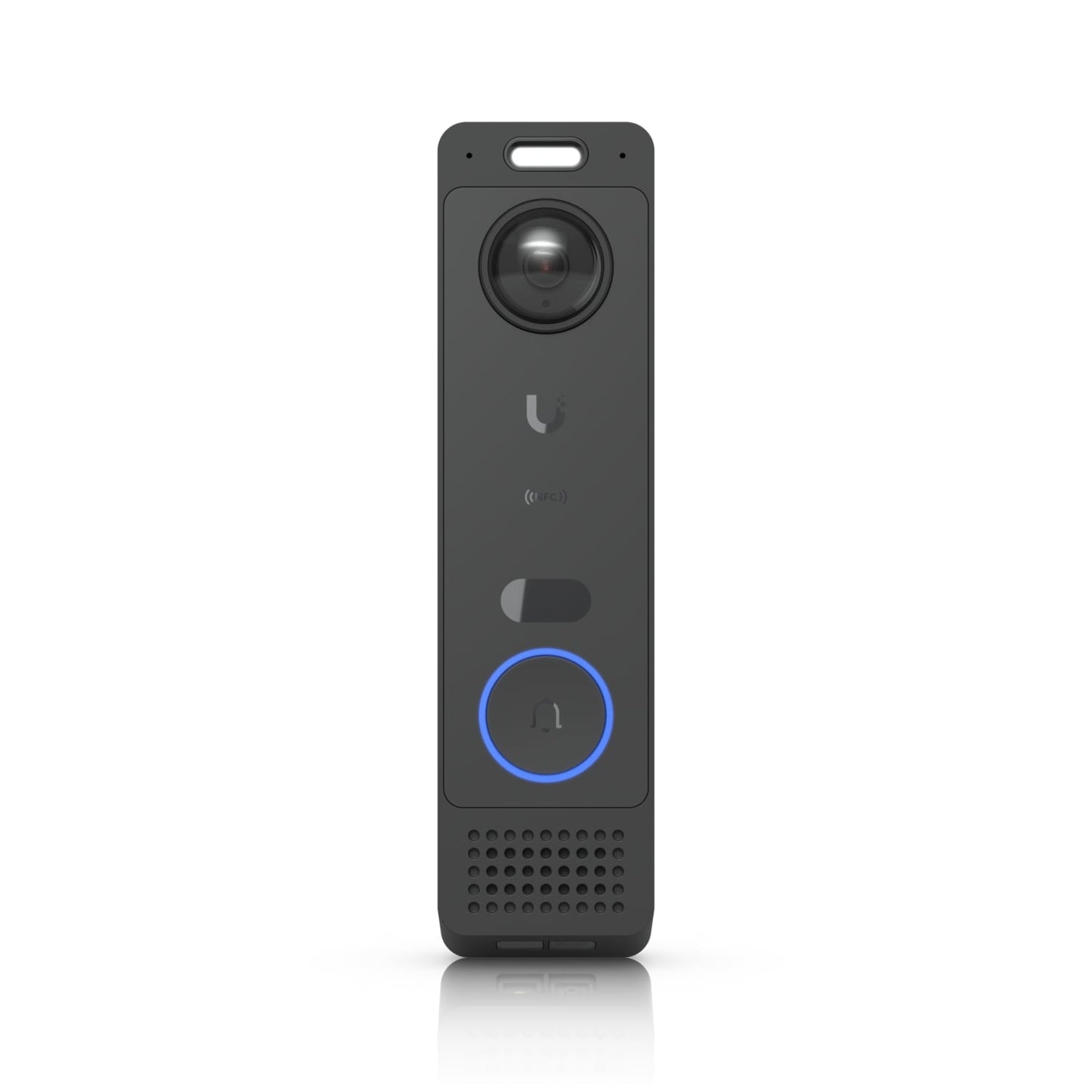 Ubiquiti G6 Entry, All-Weather, PoE+ Doorbell, Enhanced AI Detections, Two-Way Audio, Secondary Package Camera, Integrated Access Reader Capabilities.