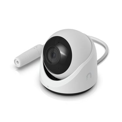 Ubiquiti G6 Turret White,All-weather,Tamper-resistant 4K PoE Camera,A 1/1.8' 8MP Image Sensor,Multi-TOPs AI Engine, 3-axis Manual Adjustment
