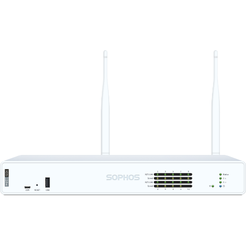 Sophos XGS 118w Security Firewall Appliance, Desktop, Wi-Fi 6, FW 15.5G, TP 3.25G, VPN 13G, 6x2.5GbE, 1xSFP.
