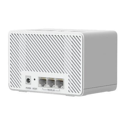 Mercusys Halo H25BE(3-pack) BE3600 Whole Home Mesh Wi-Fi 7 System, 650mÂ²,  688 Mbps at 2.4 GHz, 2880 Mbps at 5 GHz, MLO, 4096-QAM, OFDMA, EHT160 on 5