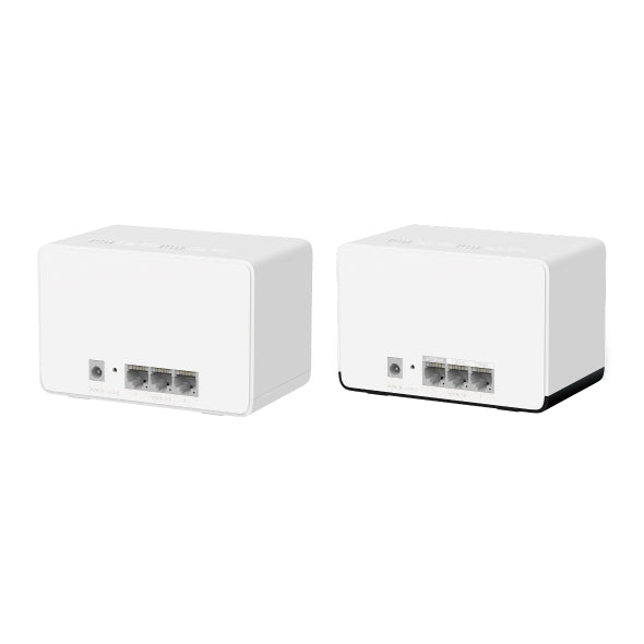 Mercusys Halo H85X(2-pack) AX3000 Whole Home Mesh Wi-Fi 6 System, 574 Mbps at 2.4 GHz, 2402 Mbps at 5 GHz