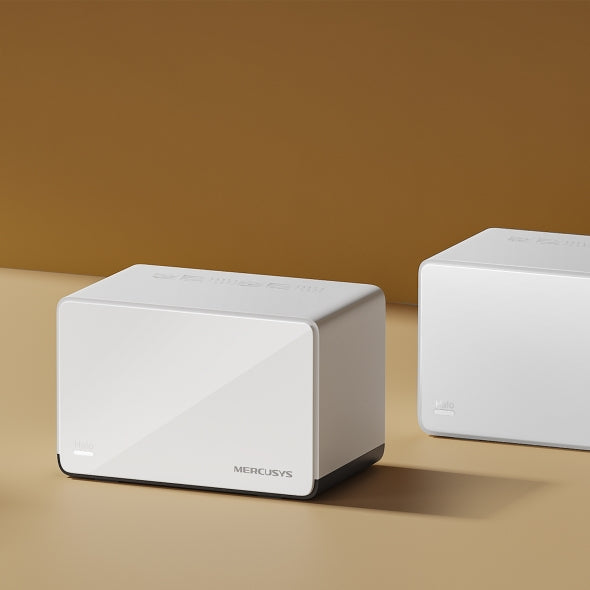 Mercusys Halo H85X(2-pack) AX3000 Whole Home Mesh Wi-Fi 6 System, 574 Mbps at 2.4 GHz, 2402 Mbps at 5 GHz