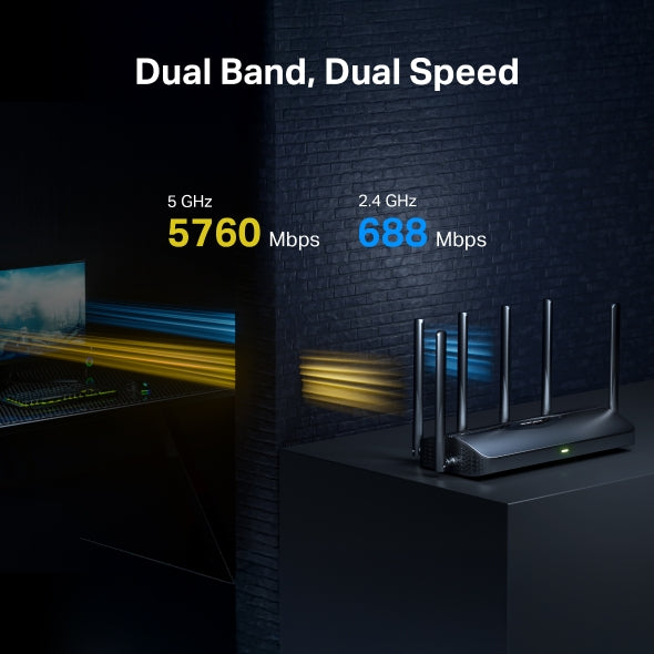 Mercusys MR37BE BE6500 Dual-Band Wi-Fi 7 Router