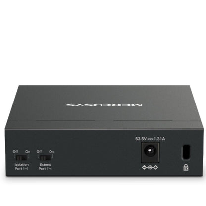 Mercusys MS105GP 5-Port Gigabit Desktop Switch with 4-Port PoE+, 10/100/1000 Mbp