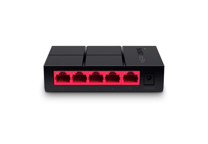 Mercusys MS105G 5-Port Gigabit Desktop Switch, 5x Gigabit Ports, Compact Design,