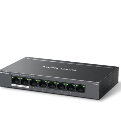 Mercusys MS108GP 8-Port Gigabit Desktop Switch with 7-Port PoE+, Up to 250 m