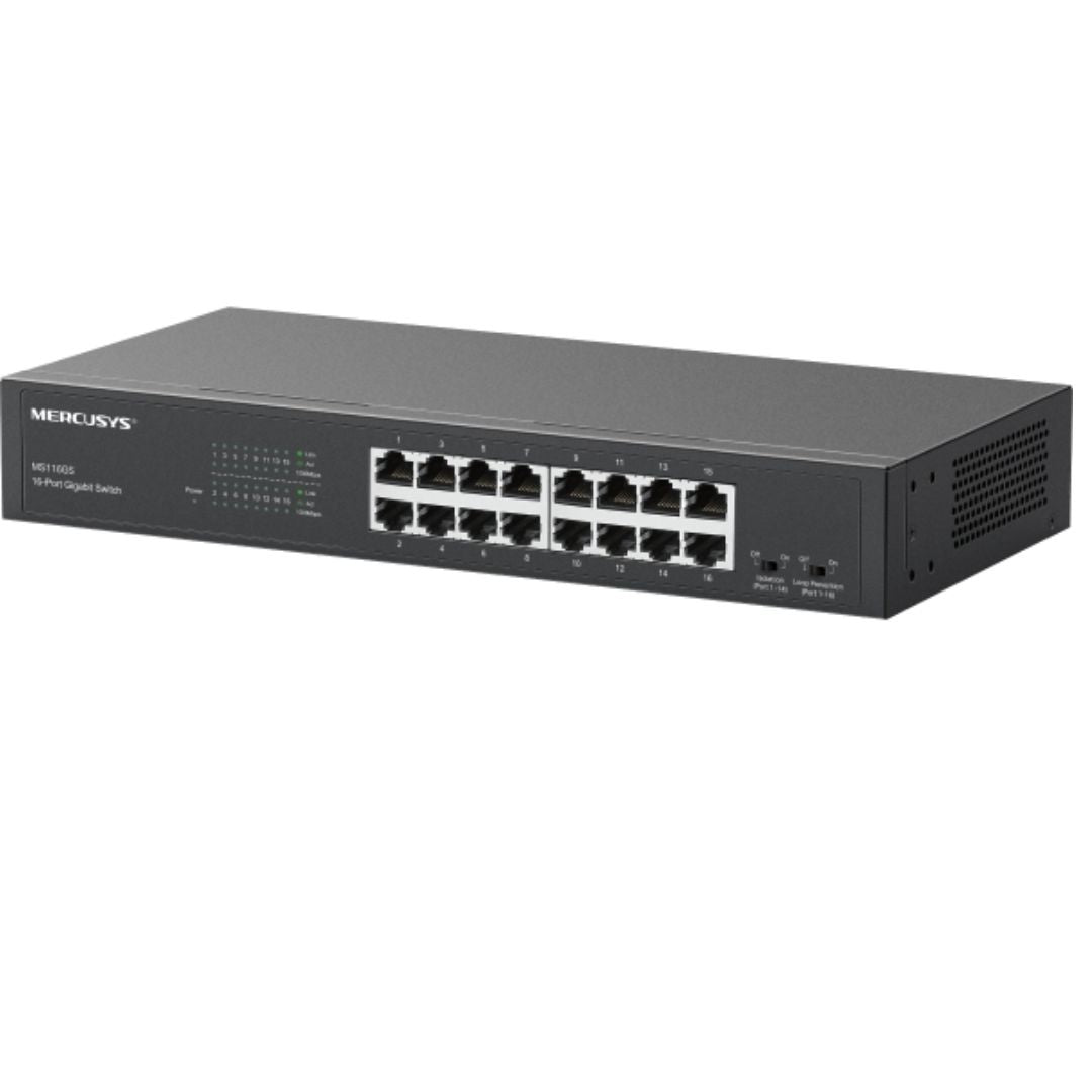 Mercusys MS116GS 16-Port Gigabit Desktop/Rackmount Switch