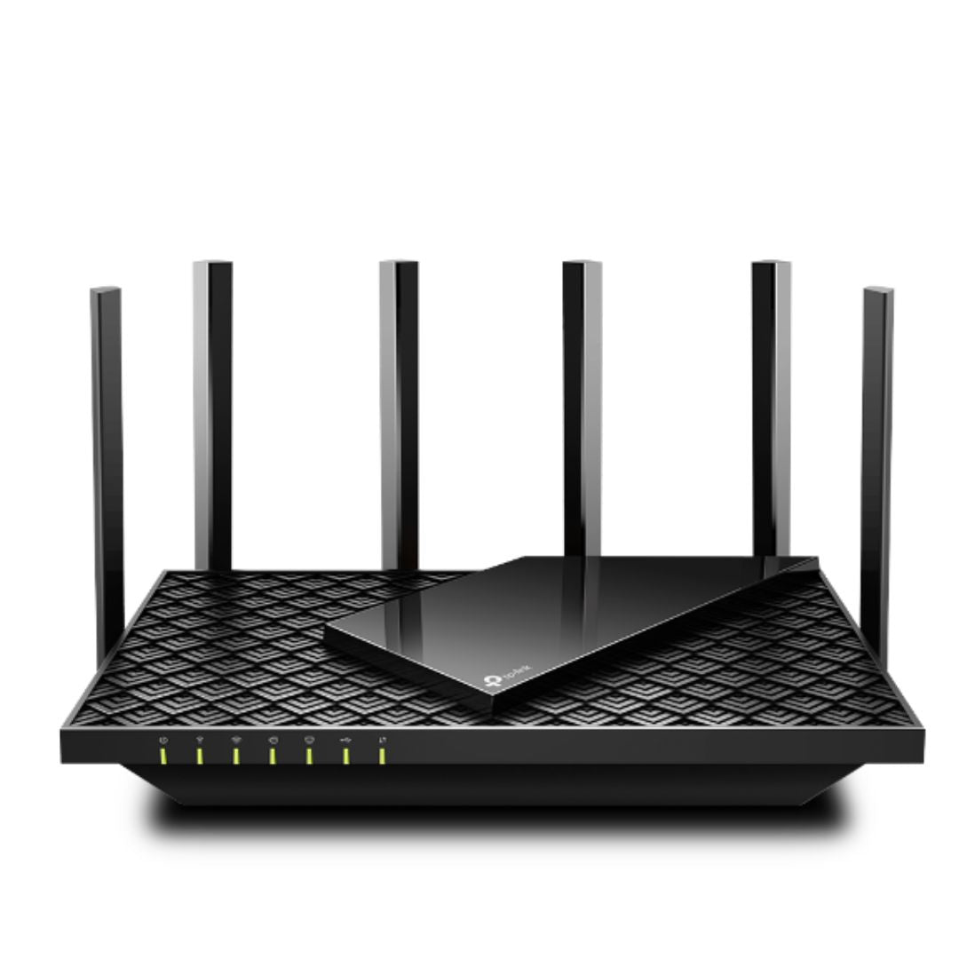 TP-Link Archer AX55 Pro AX3000 Dual-Band Wi-Fi 6 Router,  574 Mbps at 2.4 GHz + 2402 Mbps at 5 GHz  , 4Ã— Antennas,1Ã— 2.5 Gbps WAN/LAN Port + 1Ã— Gigabi