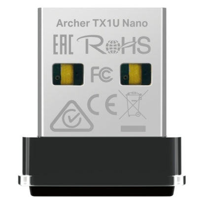 TP-Link Archer TX10UB Nano AX900 Nano Wi-Fi 6 Bluetooth 5.3 USB Adapter,  600 Mbps at 5 GHz + 287 Mbps at 2.4 GHz ,  Internal Antennas, USB 2.0