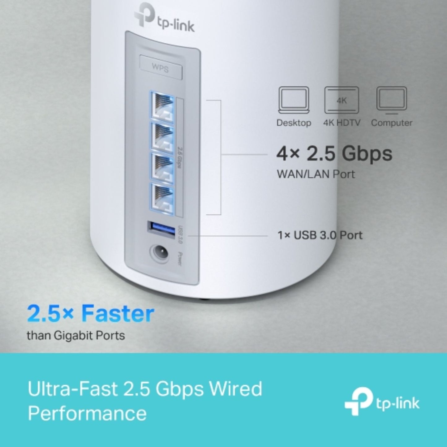 TP-Link Deco Deco BE65(2-pack) BE11000 Whole Home Mesh Wi-Fi 7 System  (WIFI7)