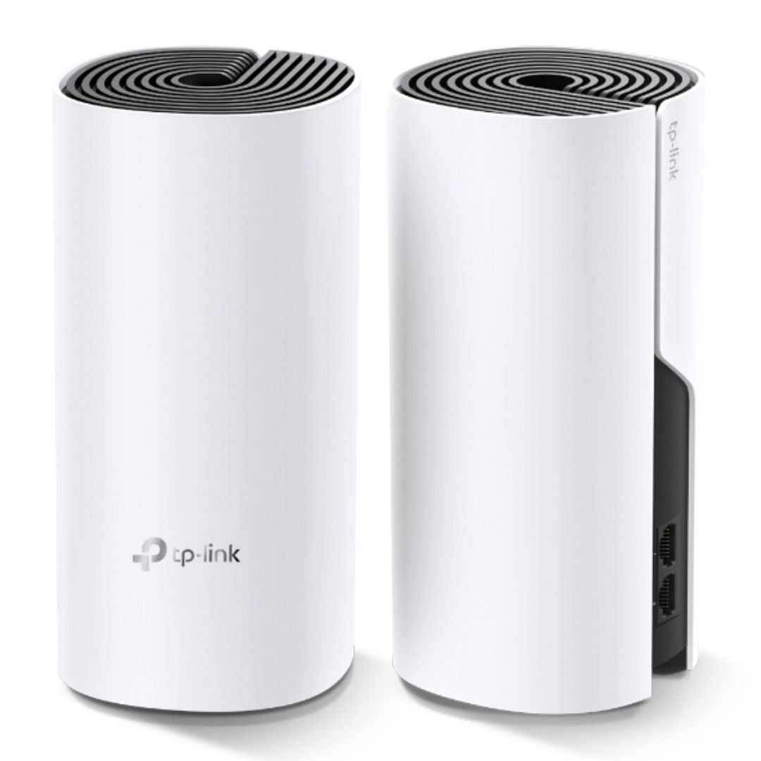TP-Link Deco M4 (2-pack) AC1200 Whole Home Mesh Wi-Fi System.  ~260sqm Coverage,